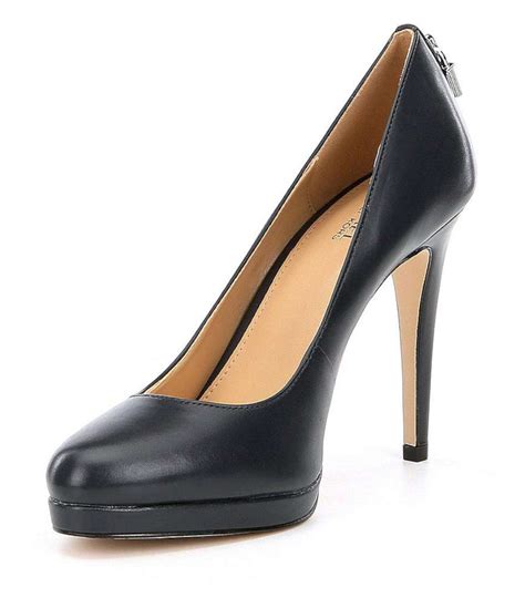 michael michael kors antoinette|Antoinette Leather Pump .